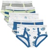 image:imageBurts Bees Baby Boys Underwear Set  Breathable 100 Organic Cotton Undies Pack of 5 for Toddler 2T to 8 Years OldSpace Shuttles