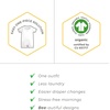 image:imageBurts Bees Baby Girls Long Sleeve Jumpsuit 100 Organic Cotton OnePiece Outfit CoverallBlossom Rugby Stripe