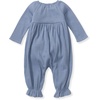 image:imageBurts Bees Baby Girls Long Sleeve Jumpsuit 100 Organic Cotton OnePiece Outfit CoverallDusty Indigo