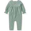 image:imageBurts Bees Baby Girls Long Sleeve Jumpsuit 100 Organic Cotton OnePiece Outfit CoverallJade Chunky Slub