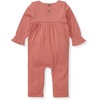 image:imageBurts Bees Baby Girls Long Sleeve Jumpsuit 100 Organic Cotton OnePiece Outfit CoverallTerracotta Babydoll
