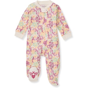 image:imageBurts Bees Baby Boys Footless Pajamas Sleep and Play Loose Fit 100 Organic Cotton Soft Onepiece PJsWild Floral