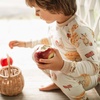 image:imageBurts Bees Baby Organic Cotton Pajamas for Boys 100 Cotton Pajama Set for Toddlers and Kids Soft and Stretchable FabricApple Season