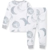 image:imageBurts Bees Baby Organic Cotton Pajamas for Boys 100 Cotton Pajama Set for Toddlers and Kids Soft and Stretchable FabricHello Moon Light Blue