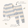 image:imageBurts Bees Baby Organic Cotton Pajamas for Boys 100 Cotton Pajama Set for Toddlers and Kids Soft and Stretchable FabricMidnight Solid Rib