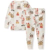 image:imageBurts Bees Baby Organic Cotton Pajamas for Boys 100 Cotton Pajama Set for Toddlers and Kids Soft and Stretchable FabricSantas Little Helper