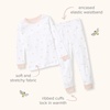 image:imageBurts Bees Baby Organic Cotton Pajamas for Girls100 Cotton Pajama SetPink Solid Rib