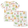 image:imageBurts Bees Baby Unisex Cotton Pajamas 2Piece Short Sleeve Tee amp ShortsHarvest Veggies