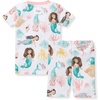 image:imageBurts Bees Baby Unisex Cotton Pajamas 2Piece Short Sleeve Tee amp ShortsMagical Mermaids