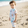 image:imageBurts Bees Baby Unisex Cotton Pajamas 2Piece Short Sleeve Tee amp ShortsUnder the Sea