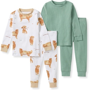 image:imageBurts Bees Baby Organic Cotton Pajamas for Boys 100 Cotton Pajama Set for Toddlers and Kids Soft and Stretchable FabricGolden Retriever