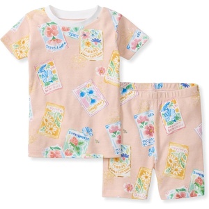 image:imageBurts Bees Baby Unisex Cotton Pajamas 2Piece Short Sleeve Tee amp ShortsFlower Seeds
