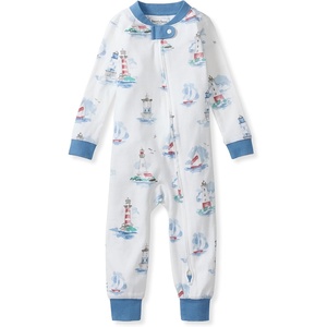 image:imageBurts Bees Baby Unisex Footless Sleeper Pajama 100 Organic Cotton SnugFit 1Piece ZipUp Jumpsuit for ToddlersLighthouse Tour