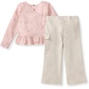 image:imageBurts Bees Baby Baby Girls Long Sleeve Top and Pant Set 100 Organic Cotton OutfitOrigami Dinos