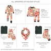 image:imageBurts Bees Baby Matching Family Jammies Organic Cotton Holiday Pajamas for Kids Adults amp Pets Perfect for Family PhotosAll Wrapped Up