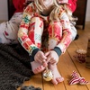 image:imageBurts Bees Baby Matching Family Jammies Organic Cotton Holiday Pajamas for Kids Adults amp Pets Perfect for Family PhotosAll Wrapped Up