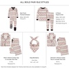 image:imageBurts Bees Baby Matching Family Jammies Organic Cotton Holiday Pajamas for Kids Adults amp Pets Perfect for Family PhotosBold Fair Isle