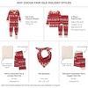 image:imageBurts Bees Baby Matching Family Jammies Organic Cotton Holiday Pajamas for Kids Adults amp Pets Perfect for Family PhotosHot Cocoa Fair Isle