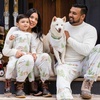 image:imageBurts Bees Baby Matching Family Jammies Organic Cotton Holiday Pajamas for Kids Adults amp Pets Perfect for Family PhotosWinter Cabin