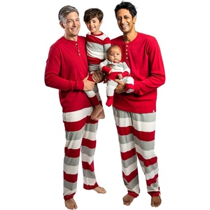 image:imageBurts Bees Baby Matching Family Jammies Organic Cotton Holiday Pajamas for Kids Adults amp Pets Perfect for Family PhotosJumbo Multi Stripe