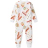 image:imageBurts Bees Baby Baby Sleeper Pjs Honeysoft Lyocell Jersey Pajamas Footless Onepiece Zipup Snug Fit PajamasHot Dogs  Hamburgers