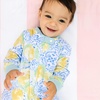 image:imageBurts Bees Baby Unisex Sleep and Play Pajama Footless OnePiece Zipper PJ 100 Organic Cotton Loose Fit Footie PajamasLemon Tiles