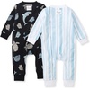 image:imageBurts Bees Baby Unisex Sleep and Play Pajama Footless OnePiece Zipper PJ 100 Organic Cotton Loose Fit Footie PajamasMosaic Sea Animals