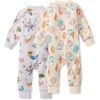 image:imageBurts Bees Baby Unisex Sleep and Play Pajama Footless OnePiece Zipper PJ 100 Organic Cotton Loose Fit Footie PajamasSnorkeling Friends  Beachcomber