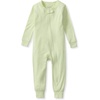 image:imageBurts Bees Baby Baby Sleeper Pjs Honeysoft Lyocell Jersey Pajamas Footless Onepiece Zipup Snug Fit PajamasSea Green
