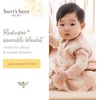 image:imageBurts Bees Baby Organic Beekeeper Infant Wearable Blanket Unisex Swaddle Lightweight 05 TOG or Medium Weight 15 TOGNightfall