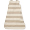 image:imageBurts Bees Baby Organic Beekeeper Infant Wearable Blanket Unisex Swaddle Lightweight 05 TOG or Medium Weight 15 TOGOatmeal Rugby Stripe