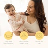 image:imageBurts Bees Baby Organic Beekeeper Infant Wearable Blanket Unisex Swaddle Lightweight 05 TOG or Medium Weight 15 TOGPink Sand Rugby Stripe