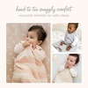 image:imageBurts Bees Baby Organic Beekeeper Infant Wearable Blanket Unisex Swaddle Lightweight 05 TOG or Medium Weight 15 TOGQuilted Pink Sand Rugby Stripe