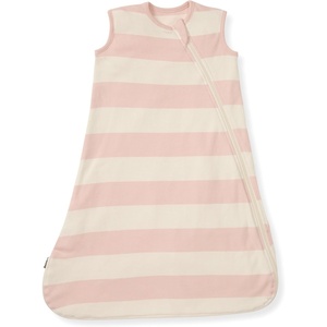 image:imageBurts Bees Baby Organic Beekeeper Infant Wearable Blanket Unisex Swaddle Lightweight 05 TOG or Medium Weight 15 TOGPink Sand Rugby Stripe