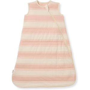 image:imageBurts Bees Baby Organic Beekeeper Infant Wearable Blanket Unisex Swaddle Lightweight 05 TOG or Medium Weight 15 TOGQuilted Pink Sand Rugby Stripe