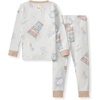 image:imageBurts Bees Baby Organic Cotton Pajamas for Boys Toddler PJ Set 2PC  Soft cozy snug fitting pajamas feature stretchy ribbed cuffs and hand painted prints to make bedtime a breezeMaking Music