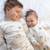 image:imageBurts Bees Baby Organic Cotton Pajamas for Boys Toddler PJ Set 2PC  Soft cozy snug fitting pajamas feature stretchy ribbed cuffs and hand painted prints to make bedtime a breezeBunny Egg Hunt