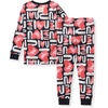 image:imageBurts Bees Baby Organic Cotton Pajamas for Boys Toddler PJ Set 2PC  Soft cozy snug fitting pajamas feature stretchy ribbed cuffs and hand painted prints to make bedtime a breezeBig Love