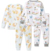 image:imageBurts Bees Baby Organic Cotton Pajamas for Boys Toddler PJ Set 2PC  Soft cozy snug fitting pajamas feature stretchy ribbed cuffs and hand painted prints to make bedtime a breezeFrench Breakfast  Village 2pack