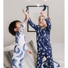 image:imageBurts Bees Baby Organic Cotton Pajamas for Boys Toddler PJ Set 2PC  Soft cozy snug fitting pajamas feature stretchy ribbed cuffs and hand painted prints to make bedtime a breezeIn the Pines