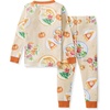 image:imageBurts Bees Baby Organic Cotton Pajamas for Boys Toddler PJ Set 2PC  Soft cozy snug fitting pajamas feature stretchy ribbed cuffs and hand painted prints to make bedtime a breezeThanksgiving Table 1pack