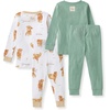 image:imageBurts Bees Baby Organic Cotton Pajamas for Boys Toddler PJ Set 2PC  Soft cozy snug fitting pajamas feature stretchy ribbed cuffs and hand painted prints to make bedtime a breezeGolden Retriever
