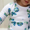 image:imageBurts Bees Baby Organic Cotton Pajamas for Boys Toddler PJ Set 2PC  Soft cozy snug fitting pajamas feature stretchy ribbed cuffs and hand painted prints to make bedtime a breezeEarth Love