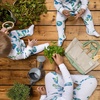 image:imageBurts Bees Baby Organic Cotton Pajamas for Boys Toddler PJ Set 2PC  Soft cozy snug fitting pajamas feature stretchy ribbed cuffs and hand painted prints to make bedtime a breezeEarth Love