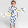 image:imageBurts Bees Baby Organic Cotton Pajamas for Boys Toddler PJ Set 2PC  Soft cozy snug fitting pajamas feature stretchy ribbed cuffs and hand painted prints to make bedtime a breezeHello Moon