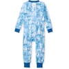 image:imageBurts Bees Baby Unisex Footless Sleeper Pajama 1Pc ZipUp Footie Pajama  Snugfit organic cotton footless PJs features an easy 2way zipper for easy nighttime changesMediterranean Sailing