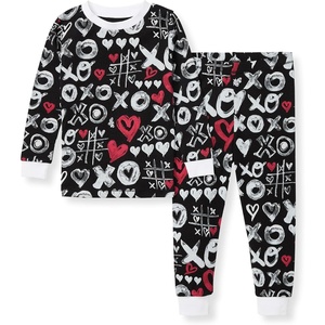 image:imageBurts Bees Baby Organic Cotton Pajamas for Boys Toddler PJ Set 2PC  Soft cozy snug fitting pajamas feature stretchy ribbed cuffs and hand painted prints to make bedtime a breezeXo Doodles