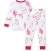 image:imageBurts Bees Baby Girls Organic Cotton Pajamas Toddler PJ Set 2PCDragon Fruit