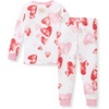 image:imageBurts Bees Baby Girls Organic Cotton Pajamas Toddler PJ Set 2PCI Heart You