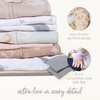 image:imageBurts Bees Baby Girls Organic Cotton Sleep and Play Footed Pajamas  Easy zip front PJs feature a 2way zipper to ensure newborns have a restful nights sleepPink Good Night Sky